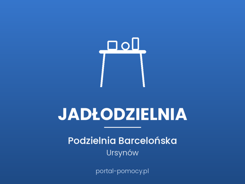 Jadłodzielnia — Podzielnia na Naszym Podwórku, ul. Barcelońska